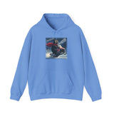 Sled the Wild! Snowmobiling Black Bear Unisex Heavy Blend Hoodie