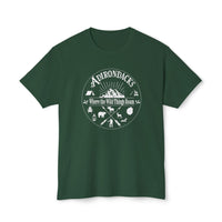 Adirondacks Where The Wild Things Roam HD Cotton T-Shirt