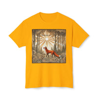 Fox in the Morning Forest HD Cotton T-shirt