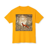 Fox in the Morning Forest HD Cotton T-shirt