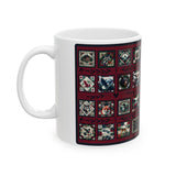 Adirondacks Quilt Squares Ceramic Mug (11oz or 15oz)