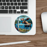 Adirondacks Moose Die-Cut Sticker