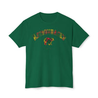 Adirondacks Black Bear Yellow Tartan Plaid HD Cotton T-Shirt