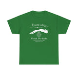 Fourth Lake No Salt No Sharks Unisex 100% Cotton Tee