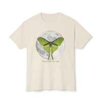 Luna Moth Moon HD Cotton T-Shirt