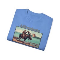 Teddy Roosevelt Adirondacks Moose Unisex 100% Ultra Cotton T-Shirt