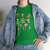 Shrooms, Groovy Shrooms Unisex 100% Cotton Tee