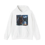 Black Bear Night Lights Unisex Heavy Blend™ Hooded Sweatshirt