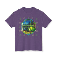 Adirondacks Camping Luna Moth HD Cotton T-Shirt