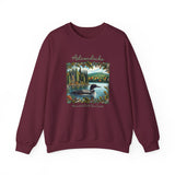 Adirondacks Fall Loon Unisex Heavy Blend Crewneck Sweatshirt