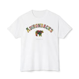 Adirondacks Black Bear Yellow Tartan Plaid HD Cotton T-Shirt