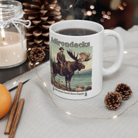 Teddy Roosevelt Adirondacks Moose Ceramic Mug (11oz or 15oz)