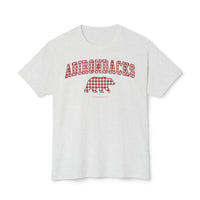 Adirondacks Black Bear Red Gingham HD Cotton T-Shirt