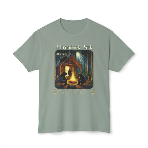 Adirondack Park After Dark Black Bears HD Cotton T-Shirt