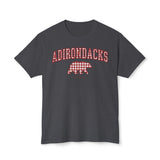 Adirondacks Black Bear Red Gingham HD Cotton T-Shirt