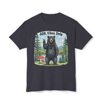 ADK Vibes Only Black Bear HD Cotton Unisex T-Shirt