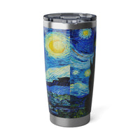 Vincent Van Gogh Starry Night 20oz Double-Wall Insulated Stainless Steel Hot or Cold Tumbler
