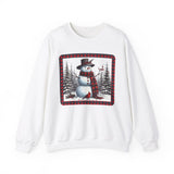 Adirondack Snowman Unisex Heavy Blend Crewneck Sweatshirt