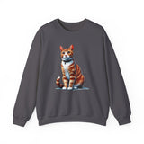 Mr. Daniel Cat Unisex Heavy Blend Crewneck Sweatshirt