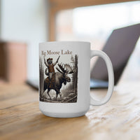 Big Moose Lake Wild Wild East Ceramic Mug (11oz or 15oz)