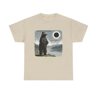 Mr. Black Bear Adirondacks Total Solar Eclipse Unisex 100% Cotton Tee