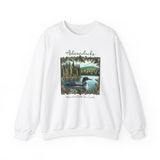 Adirondacks Fall Loon Unisex Heavy Blend Crewneck Sweatshirt