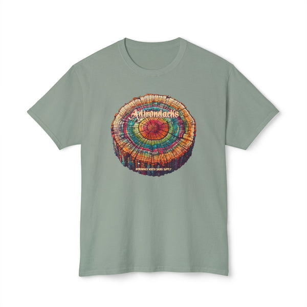 Adirondacks Tree Rings HD Cotton T-Shirt