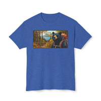 Adirondacks Woods Waters Wild Peaks Black Bear HD Cotton T-Shirt