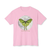 Luna Moth Moon HD Cotton T-Shirt