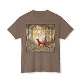 Fox in the Morning Forest HD Cotton T-shirt