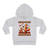 Sweet Fall Foxes Toddler Pullover Fleece Unisex Hoodie