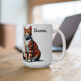 Willie and Daniel Our Cat Bosses Ceramic Mug (15oz)