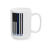 Stand For Blue Ceramic Mug (15oz)