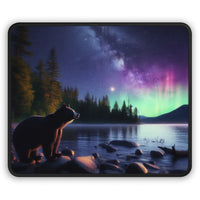 Black Bear Lake Northern Lights Gaming Mouse Pad