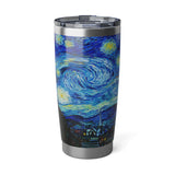 Vincent Van Gogh Starry Night 20oz Double-Wall Insulated Stainless Steel Hot or Cold Tumbler