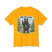 ADK Vibes Only Black Bear HD Cotton Unisex T-Shirt