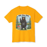 ADK Vibes Only Black Bear HD Cotton Unisex T-Shirt