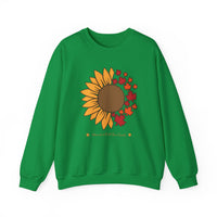 Adirondack Sunflowers and Maple Leaves Unisex Heavy Blend Crewneck Sweatshirt