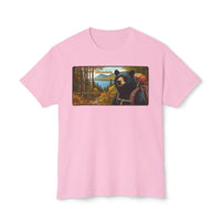 Adirondacks Woods Waters Wild Peaks Black Bear HD Cotton T-Shirt