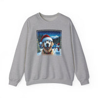 Golden Retriever Unisex Holiday Crewneck Sweatshirt 2