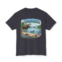 Adirondacks Walter the Moose Lakeside HD Cotton T-Shirt