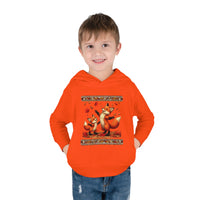 Sweet Fall Foxes Toddler Pullover Fleece Unisex Hoodie