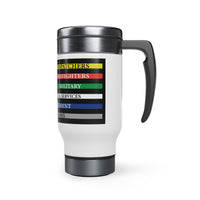 First Responders 14oz Stainless Steel Travel Mug with Handle