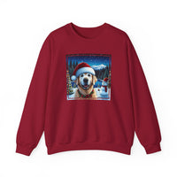 Golden Retriever Unisex Holiday Crewneck Sweatshirt 2