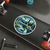 Adirondacks Night Loon Die-Cut Sticker