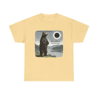 Mr. Black Bear Adirondacks Total Solar Eclipse Unisex 100% Cotton Tee