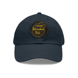 Entering Adirondack Park Dad Hat with Leather Patch (Round)