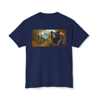 Adirondacks Woods Waters Wild Peaks Black Bear HD Cotton T-Shirt