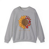 Adirondack Sunflowers and Maple Leaves Unisex Heavy Blend Crewneck Sweatshirt