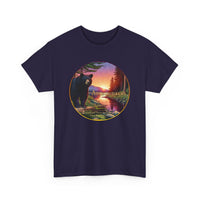 Black Bear Sunset Unisex 100% Cotton Tee